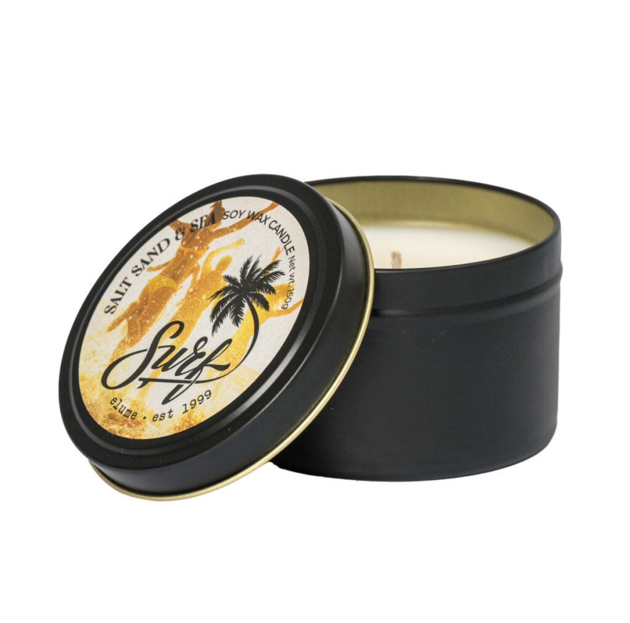 Home - Bonnie with surf tin soy candle