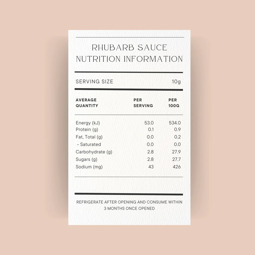 Macadamia and Rhubarb